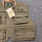 Vintage Orvis Super Tac L Pac Fly Fishing Utility Vest Men   s Xl New Zipper New
