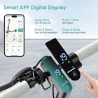Adult Electric Scooter 350w 19mph Long Range 20km 7 8ah Foldable App Control