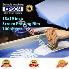 100 Sheets 13x19 Inkjet Film For Screen Printing Waterproof Silk Transparency 