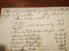 1786 dr William Clark South End  Boston Ma Billhead