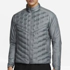 Nike Down Jacket Size Xl Mens Grey Running Therma Fit Adv Aeroloft Repel  275