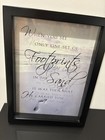 Footprints In The Sand Framed Art 12 X 9 Black And White Photography