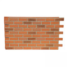 43 5 In  X 24 In  Polyurethane Interlocking Siding Panel In Terracotta