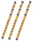 Handmade Beautiful Musical Bansuri Instrument Bamboo Flute B C G Scale Set Of 3