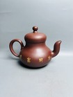 Chinese Yixing Zisha Clay Handmade Exquisite Flowers   Plants Teapot For Puer