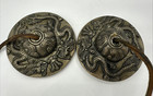 Vintage Tibetan Tingsha Meditation Bell - Buddhist Cymbals Dragons Bell Chimes