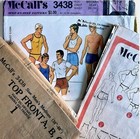 Vtg Mccalls 3438 Men   s Complete Underwear Sports Set 1972 Rare Med Sz38-40 Retro