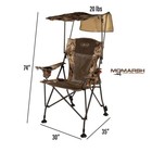 Momarsh Tactical Dove Hunting Chair  300lbs Cap  W shade Canopy   Storage  31548
