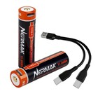 3 7v 3200mah Usb Rechargeable Lithium Ion Battery - 2 Pack For Flashlights  Head