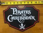 Pirates Of The Caribbean Wall Mounted Sign Disney Ride Inspired Fan Art Decor