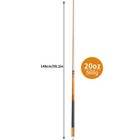 Aklot 58  Billiard Pool Cue Stick Set  20oz  Black - Pro Pool snooker