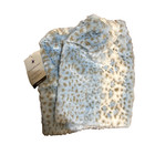 Covfurs Faux Fur Boot Covers  Blue Leopard  One Size