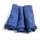 500 New Industrial A-grade Shop Rags - Cleaning Towels Blue - Multipurpose Cloth