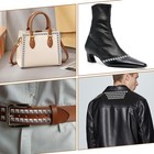 10mm Studs For Clothing Four-jaw Square Spikes Metal Stud Crafts Diy Silver