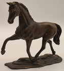 Bronzed Horse Figurine