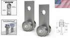 2-wheel Trolley Rollers - 150lbs Capacity  Pack Of 2 For Heavy Duty Use