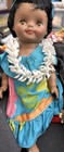 Gorgeous Vtg Hawaiian Doll W Plastic Moveable Arms Legs  Has Adorable Look