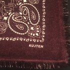 Kujten Small Bandana Cashmere Hachi Burgundy