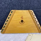 The Music Maker Vintage Lap Harp Zither Wood String Instrument With 12 Songs