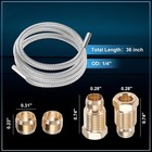 1 4  Pilot Tube With Fitting Kit For Robertshaw  Honeywell Gas Valve Gas Tubing