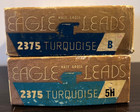 Lot Of  23  Vintage Eagle Turquoise 2375 Drawing Leads  5h   B  Excellent Cond 