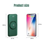900000mah Wireless Charger Power Bank Portable External Battery Build-in 4usb