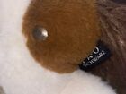 Fao Schwarz Brown White Pony Horse Plush Stuffed Animal Euc