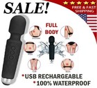 Handheld 20 Speed Wand Vibrating Massage Magic Full Body Therapy Motor Massager