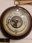 Vintage Selsi Aneroid Barometer Wall Hanging Weather Gauge Wood Case-untested
