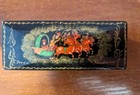 Vintage Soviet Enamel Box     Ussr Decorative Collectible     Handcrafted