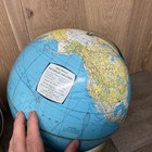 2 Vintage Rand Mcnally World Globe Set 12  Political Raised Relief Desktop Ussr