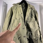 Vintage 60s Usaf Og-107 John Ownbey Field Coat Cotton Sateen Jacket Size L   Xl