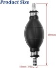 12mm 1 2  Rubber Fuel Line Hand Primer Bulb Fuel Pump For Car Boat Marine Motorc