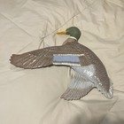 Vintage Signed Rg Studio Art Glass  Ceramic Piece With Mallord Duck Pieces 