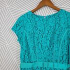 Taylor Dress Size 10 Evening Cocktail Sheath Lace Lbd Special Event Teal