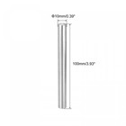 Uxcell 10mm X 100mm Dowel Pin 304 Stainless Steel Shelf X 100mm  Silver