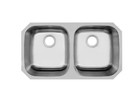 32  Undermount Sink Double Basin 50 50 Stainless Steel