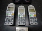 Avaya Wlan 6140 Part Lot -- 3 Handsets  2 6100 Series Chargers  1 New Battery