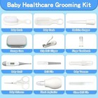 18pcs Baby Healthcare Grooming Kit Electric Nail Trimmer Care Set Grey