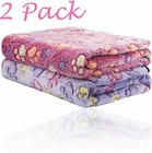 2 Pack Puppy Blanket For Pet Cushion Large Dog Cat Bed Soft Warm Mat- 41x30 Inch