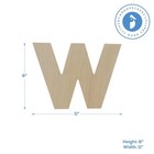 8  Wooden Letter W Cutouts Wall Decor Home Crafts Party Decorations Letter