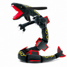 Large 30  Black Dragon Plush Toy Anime Style Soft Stuffed Animal Doll Kids Gift