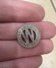 Vintage Wilmington Delaware Coach Company Token Good For One Fare Collectible