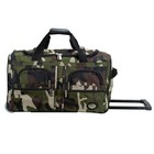 Rockland Rolling Duffel Bag black camo 22 