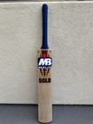 Rare Discontinued Mb Malik Gold Mohammad Hafeez English Willow Cricket Bat - Sh