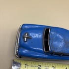 Vintage 1950s Tin Friction Car Plymouth Made In Japan Original Blue Paint