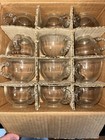 Vtg Federal Glass Homestead Wheat Cups Bulk Lot 24 Mint Condition Original Box