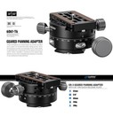 Leofoto Gr-3 Geared Panning Adapter Arca Upgraded Extended Precision Knob