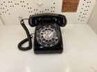 Vintage Western Electric Model 500 Black Rotary Desk Phone Bell System Telephone