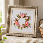 Complete Satin Ribbon Embroidery Kit Diy Needlework Handmade Crafting